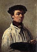 Jean-Baptiste Corot Self-Portrait oil painting
